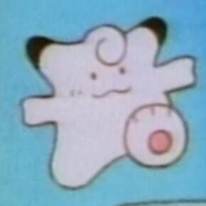 A simple anime-style drawing of a Clefairy.